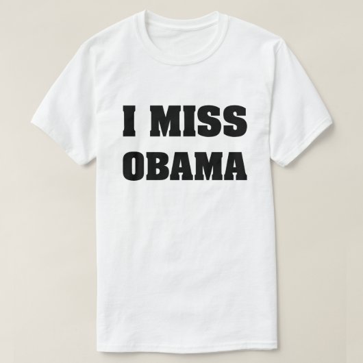 Ik mis Obama Anti Trump T-shirt (Design voorkant)