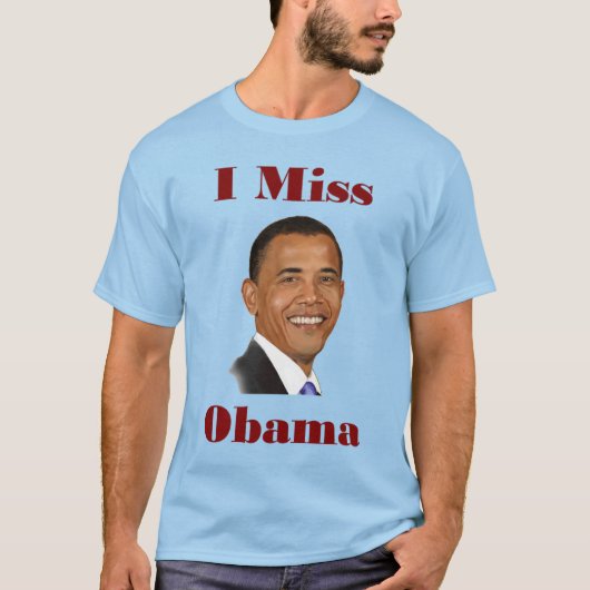 Ik mis Obama T-shirt (Voorkant)