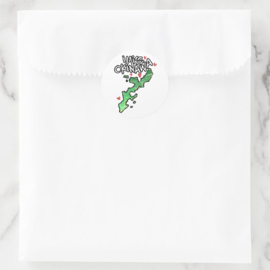 Ik mis Okinawa Sticker (Tas)