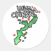 Ik mis Okinawa Sticker (Voorkant)