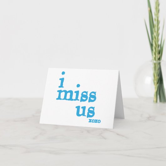 Ik mis ons kaart (Voorkant)