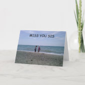 IK "MIS" ONZE TIJDEN SAMEN "ZUSTER KAART (Voorkant)