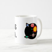 Ik mis Pluto. Koffiemok (Voorkant rechts)