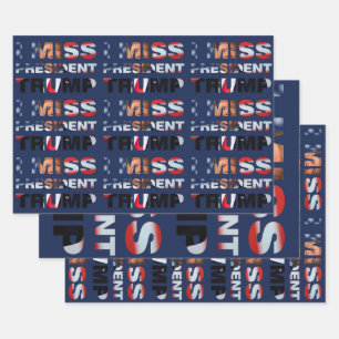 Ik mis president Trump Inpakpapier Vel