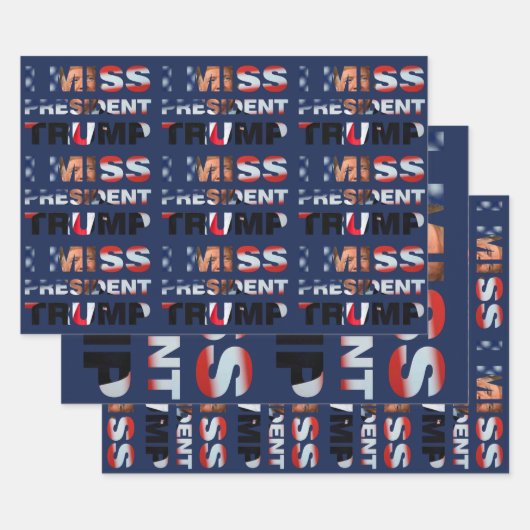 Ik mis president Trump Inpakpapier Vel (Set)