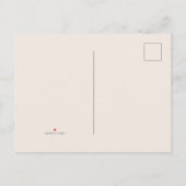 Ik mis ( TIRA-MISS) je wenskaart Aankondigingskaart (Achterkant)