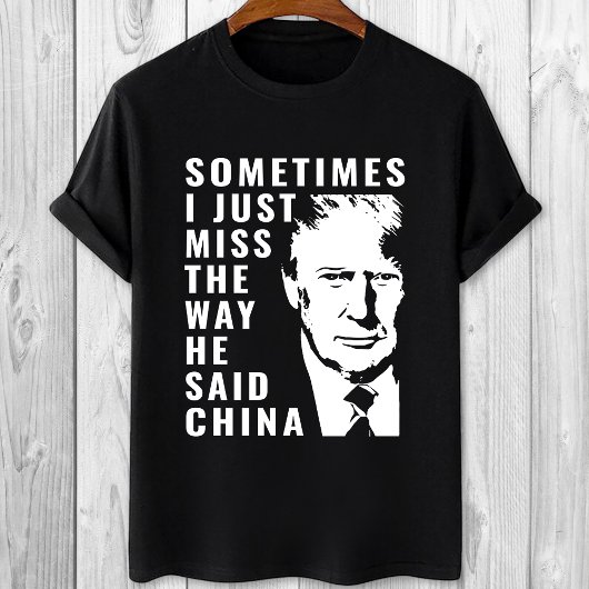 Ik mis Trump 2024 Pro Trump anti Biden T-shirt
