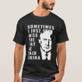 Ik mis Trump 2024 Pro Trump anti Biden T-shirt (Voorkant)