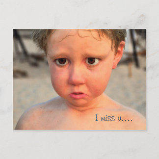 Ik mis u... briefkaart