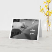 Ik mis u… kaart (Gele Bloem)