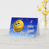 Ik mis u kaart (Gele Bloem)