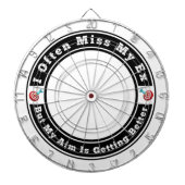 Ik mis vaak mijn ex dartbord (Voorkant)