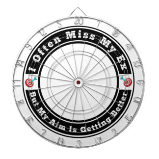 Ik mis vaak mijn ex dartbord