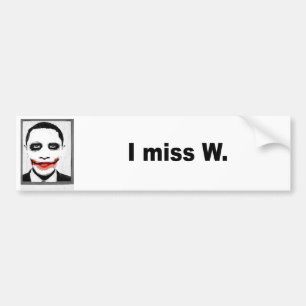 Ik mis W Bumpersticker