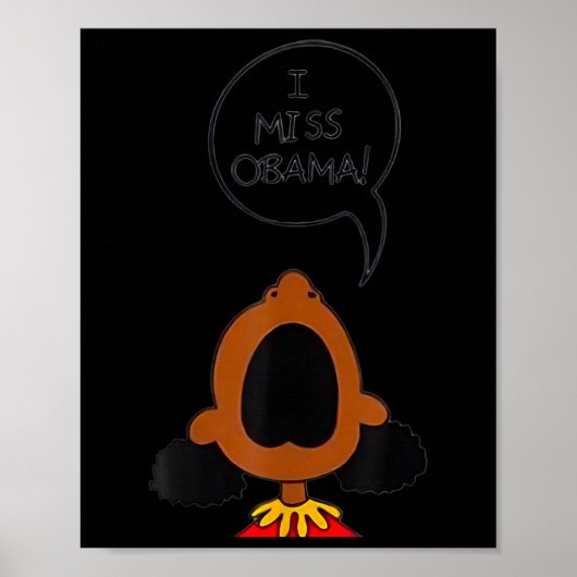 Ik Miss Obama Poster (Voorkant)