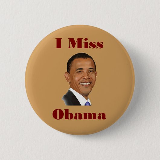 Ik Miss Obama Ronde Button 5,7 Cm (Voorkant)