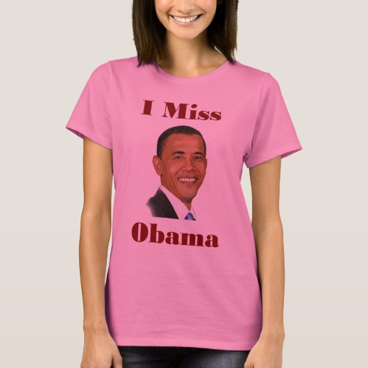 Ik Miss Obama T-shirt (Voorkant)