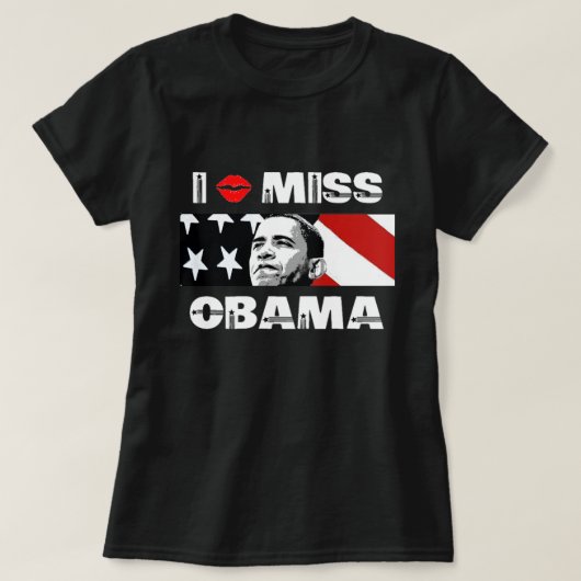 Ik Miss Obama T-Shirt (Design voorkant)