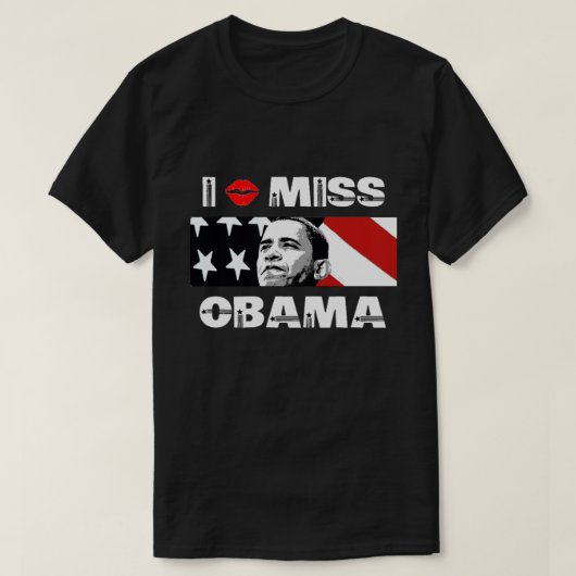 Ik Miss Obama T-Shirt (Design voorkant)