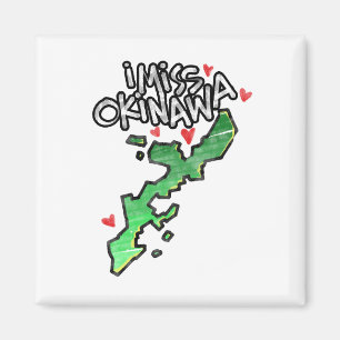 Ik Miss Okinawa Magnet