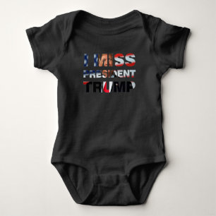 Ik Miss President Trump Baby Bodysuit