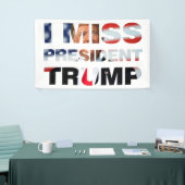 Ik Miss President Trump Banner (Beurs)