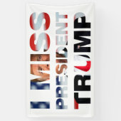 Ik Miss President Trump Banner (Verticaal)