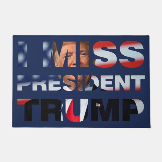 Ik Miss President Trump Deurmat (Voorkant)