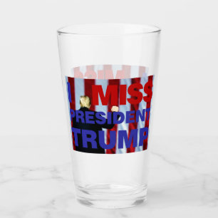 Ik Miss President Trump Glas
