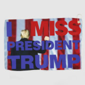 Ik Miss President Trump Golfhanddoek (Horizontaal)