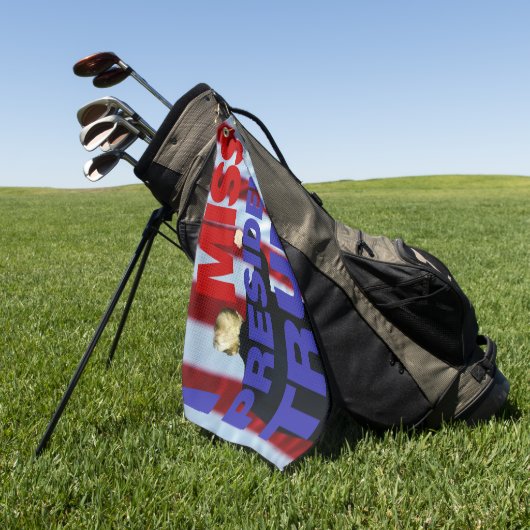 Ik Miss President Trump Golfhanddoek (Groen)