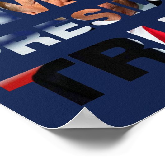 Ik Miss President Trump Poster (Hoek)