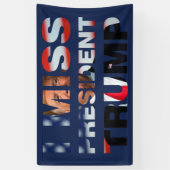 Ik Miss President Trump Spandoek (Verticaal)