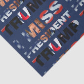 Ik Miss President Trump Tissuepapier (Detail)