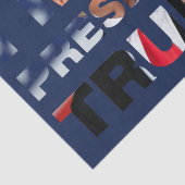 Ik Miss President Trump Tissuepapier (Detail)