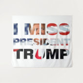 Ik Miss President Trump Wandkleed (Voorkant (horizontaal))