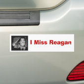 Ik Miss Reagan Bumpersticker (Op auto)