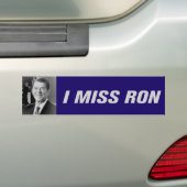 Ik Miss Ron Bumpersticker (Op auto)