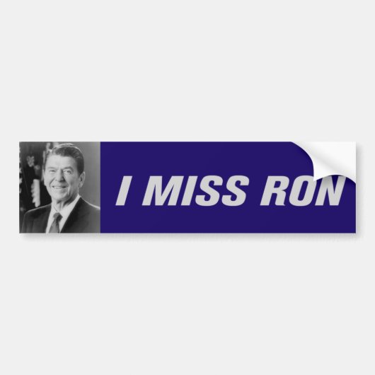 Ik Miss Ron Bumpersticker (Voorkant)