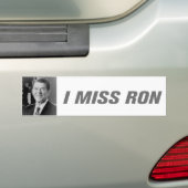 Ik Miss Ron Bumpersticker (Op auto)