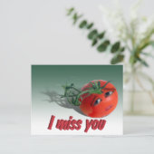 Ik Miss U Briefkaart (Staand voorkant)