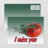 Ik Miss U Briefkaart (Voorkant / Achterkant)