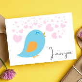 Ik Miss U denkt aan u Kaart