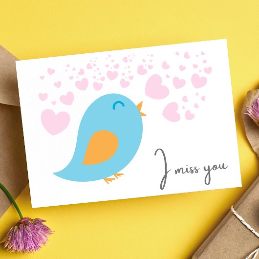 Ik Miss U denkt aan u Kaart