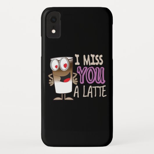 Ik Miss U een Latte Case-Mate iPhone Case (Achterkant)