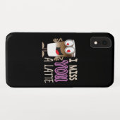 Ik Miss U een Latte Case-Mate iPhone Case (Achterkant (horizontaal))