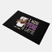 Ik Miss U een Latte Deurmat (Schuin)