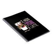 Ik Miss U een Latte Notitieboek (Rechterzijde)