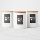 Ik Miss U een Latte Voedselcontainer Etiket (Flessen)