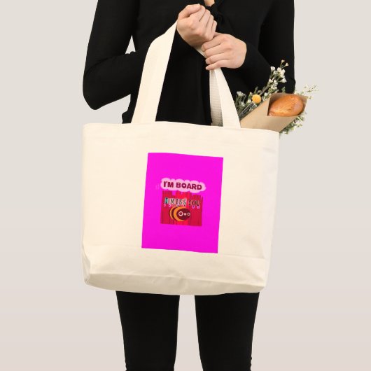 Ik Miss U. Ik ben verrot. Grote Tote Bag (Voorkant (product))